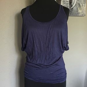 Cold Shoulder Blouse Size Medium B25in L26in.